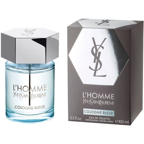 yves saint laurent l'homme cologne bleue 100ml|l'homme blue color.